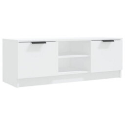 Berkfield Tv Cabinet White 102X35X36.5 Cm Engineered Wood - thumbnail 2