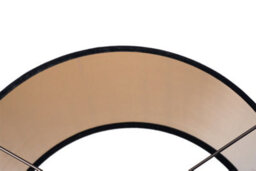 Pacific Lifestyle 35Cm Black Velvet Cylinder Table Lampshade - thumbnail 4