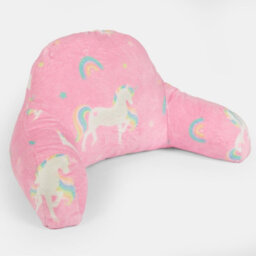OHS Unicorn Reading Pillow Cushion Fleece Backrest Neck Lumbar Chair Support Seat - thumbnail 6