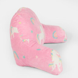 OHS Unicorn Reading Pillow Cushion Fleece Backrest Neck Lumbar Chair Support Seat - thumbnail 8