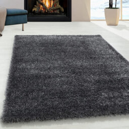 Abaseen 160X230Cm Grey Cosy Shaggy Rug, Rectangular Extra Soft Touch 5Cm Heavy Thick Pile, Modern Area Rugs Living & Bedroom - thumbnail 1