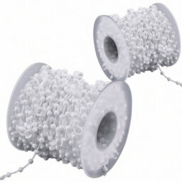 Sisi UK 10M Vertical Blind Bottom Beaded Chain For 89mm Slats White Plastic With Connectors Replacement Chain For Window Blind Clips - thumbnail 1
