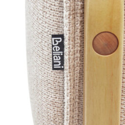 Beliani Armchair Kokkola Fabric Light Beige - thumbnail 7