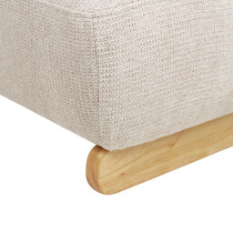 Beliani Armchair Kokkola Fabric Light Beige - thumbnail 8