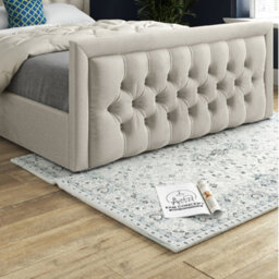 Napster Upholstered Soft Velvet Designer Bed Frame - thumbnail 4