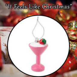 Christmas Tree Decoration Glitter Cocktail Ornament 11X6. 5X6. - thumbnail 7