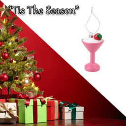 Christmas Tree Decoration Glitter Cocktail Ornament 11X6. 5X6. - thumbnail 6