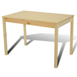 Berkfield Solid Dining Set 5 Pieces Pine Wood Natural - thumbnail 4