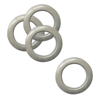 Neel Blue 42mm Platic Eyelets, Grey Grommet Rings For Curtains & Drapes, Backdrop, 10Pcs - image 1