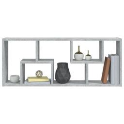 Vidaxl Wall Shelf Concrete Grey 36X16X90 Cm Engineered Wood - thumbnail 7