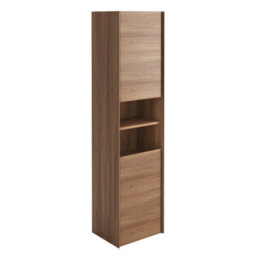 Plum&clay Matterhorn Oak Wall Hung Bathroom Tall Storage Cabinet (H)1700mm (W)400mm