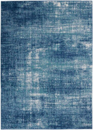 Blue Modern Easy To Clean Abstract Rug For Living Room, Bedroom, Dining Room - 229Cm X 300Cm - thumbnail 4