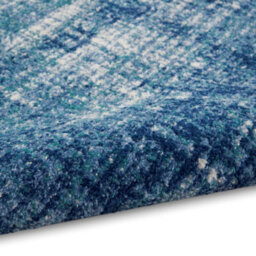 Blue Modern Easy To Clean Abstract Rug For Living Room, Bedroom, Dining Room - 229Cm X 300Cm - thumbnail 3