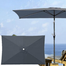 Grey 2X3M Rectangular Shade Sail Waterproof Uv Resistant - thumbnail 1