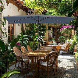 Grey 2X3M Rectangular Shade Sail Waterproof Uv Resistant - thumbnail 3