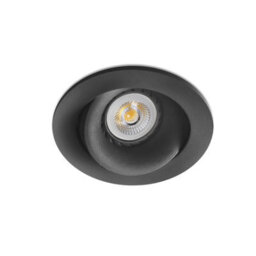Luminosa Lighting Luminosa Arg Tiltable Black Recessed Downlight Gu10 - thumbnail 4
