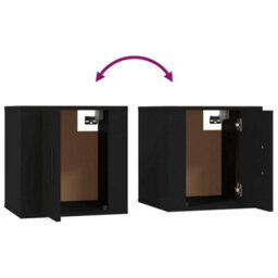 Berkfield Wall Mounted Tv Cabinet Black 40X34,5X40 Cm - thumbnail 8