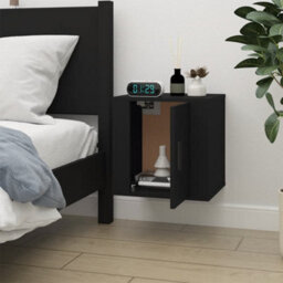Berkfield Wall Mounted Tv Cabinet Black 40X34,5X40 Cm - thumbnail 4