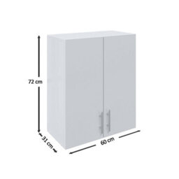 Jd Greta Kitchen Wall Unit 600mm Storage Cabinet With Doors And Shelf 60Cm - Navy Matt - thumbnail 4