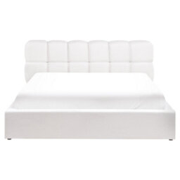 Beliani Ottoman Bed Fabric Baston 160 X 200 Cm (Eu King Size) Off-White - thumbnail 7