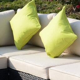 Outsunny 8Pc Rattan Sofa Garden Furniture Aluminium Outdoor Patio Set Black - thumbnail 9