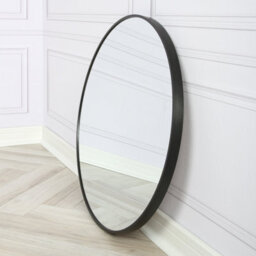 Pandora - Round Wall Mirror - 80X80 Cm (Black) - thumbnail 3