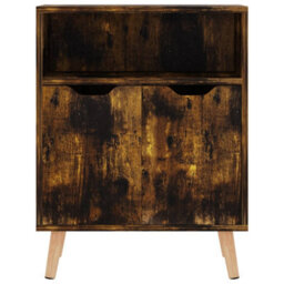Berkfield Sideboard Smoked Oak 60X30X72 Cm Engineered Wood - thumbnail 3