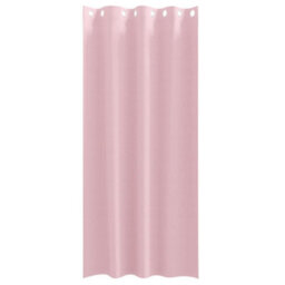 Berkfield Curtains With Curtains 2 Pcs Baby Pink 225 X 140 Cm Polyester - thumbnail 3