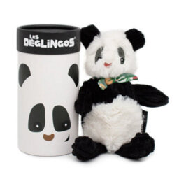 Les Dèglingos Les Degingos Small Rototos The Panda In Box Plush Figure Kids Soft Cuddly Toy - thumbnail 1
