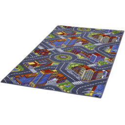 Bravich Big City Bright Play Mat Non Slip Kids Rug - 100X165Cm - thumbnail 4