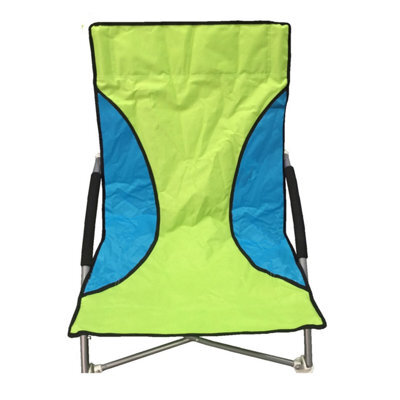 Green Nalu Folding Low Seat Beach Chair Camping Chair - image 1