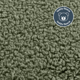 Silentnight Teddy Fleece Fitted Sheet - Sage - King - thumbnail 3