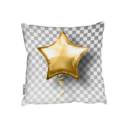 Andrew Lee Star Gold Balloon On Transparent Background (Outdoor Cushion) / 60Cm X 60Cm - thumbnail 6