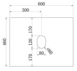 Affine 600mm Countertop Bathroom Vanity Unit Wall Hung Furniture Soft Close White - thumbnail 5