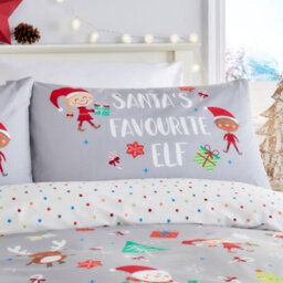 Fusion Elf & Santa Christmas Duvet Cover Set - thumbnail 2