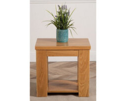 That's Furniture Dakota Solid Oak Lamp Table For Living Room - thumbnail 2