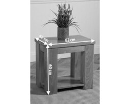 That's Furniture Dakota Solid Oak Lamp Table For Living Room - thumbnail 4