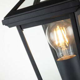 Luminosa Lighting Luminosa Hinkley Alford Place Outdoor Wall Lantern Museum Black, Ip44 - thumbnail 3