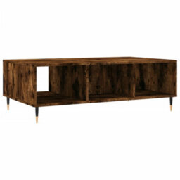 Berkfield Sturdy Coffee Table Smoked Oak 104X60X35 Cm Engineered Wood - thumbnail 8