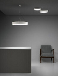 Luminosa Lighting Luminosa Caprice Led Round Flush Ceiling Light White Phase Cut Dimming 33Cm 2720Lm 3000K - thumbnail 3