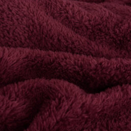 Snug Rug Blanket Luxury Sherpa Fleece Sofa Tv Throw Gift Blankets 127X178Cm - Mulberry Red - thumbnail 6