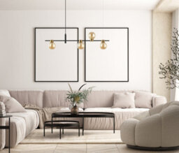 Luminosa Lighting Luminosa Bletter Modern 4 Light Bar Pendant Ceiling Light, G9 - thumbnail 3