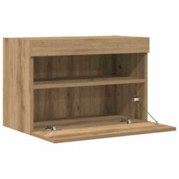 Walplus Tv Wall Cabinet Artisan Oak 60 X 30 X 40 Cm Engineered Wood - thumbnail 6