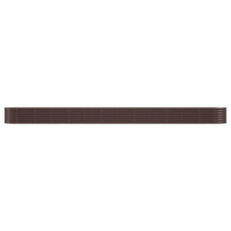 Walplus Garden Raised Bed Galvanised Steel 512X80X36 Cm Brown - thumbnail 3
