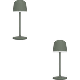 Loops 2 Pack Stylish Green Led Table Lamp For Modern Home Décor - Perfect Indoor Lighting Solution - thumbnail 1