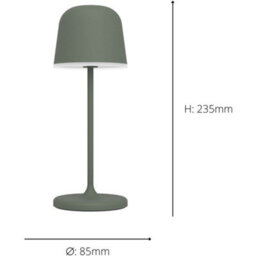 Loops 2 Pack Stylish Green Led Table Lamp For Modern Home Décor - Perfect Indoor Lighting Solution - thumbnail 5