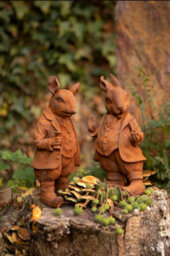 Inspirational Gifting Mr Rabbit Garden Sculpture Rustic Ornament - thumbnail 2
