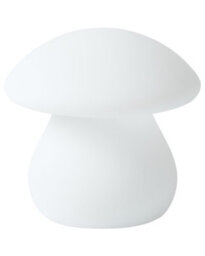 Beliani Rechargeable Outdoor Led Mushroom Table Lamp Ip54 Waterproof Remote Control, W21 X D21 X H22Cm - thumbnail 2