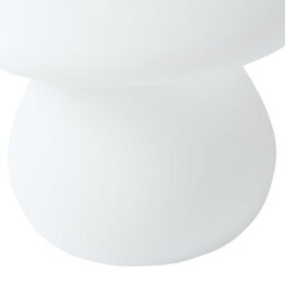 Beliani Rechargeable Outdoor Led Mushroom Table Lamp Ip54 Waterproof Remote Control, W21 X D21 X H22Cm - thumbnail 4