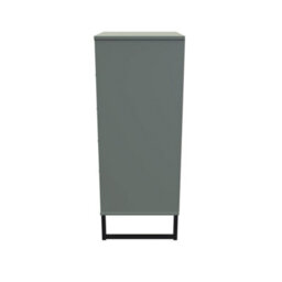 Beijing 5 Drawer Tall Bedside Cabinet In Reed Green (Ready Assembled) - thumbnail 2